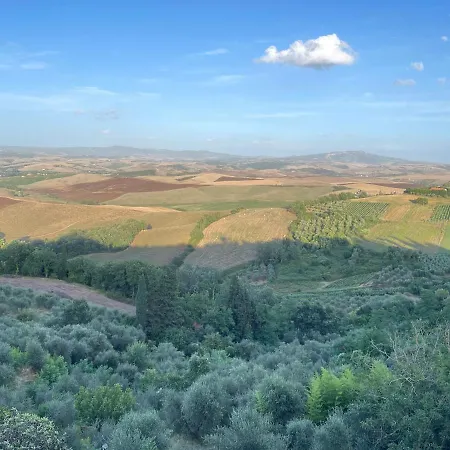 Orizzonti Toscani New With View And Pool Apartment Lajatico